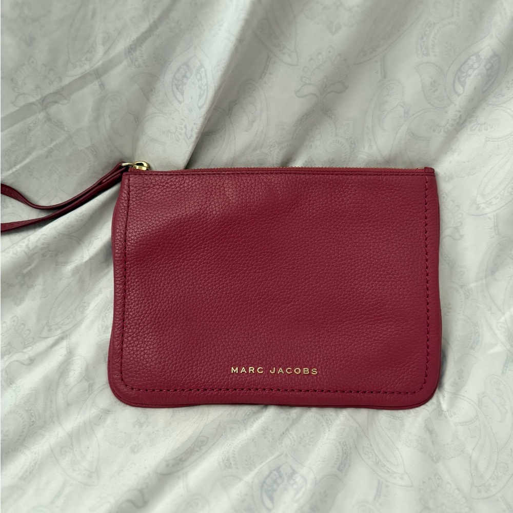 Marc Jacobs Red Leather Wristlet